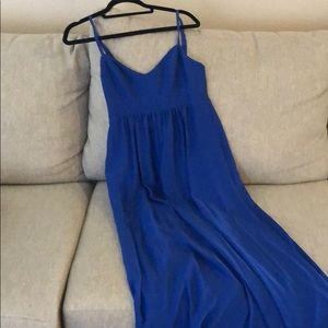Blue maxi dress